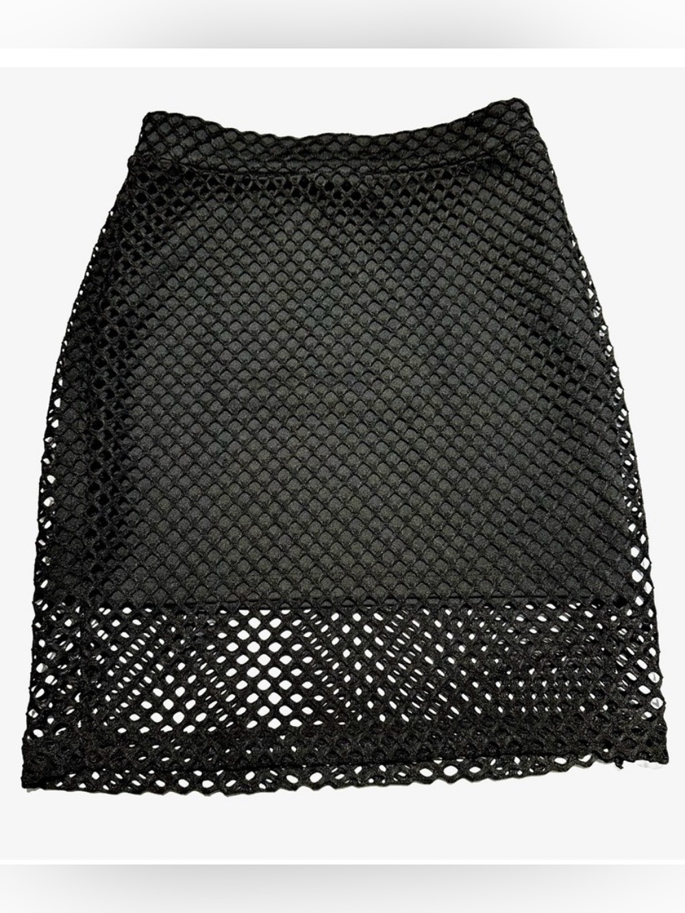 Y2K Fishnet Mesh Mini Skirt Goth Indie Sleaze Dark Coquette Alt